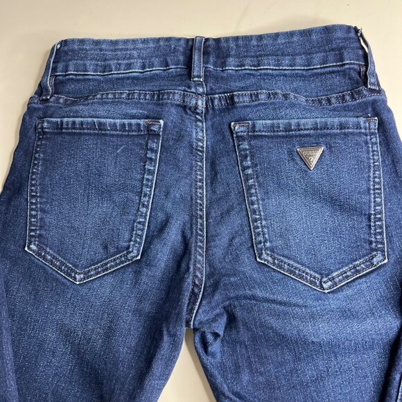 Guess Curby Sophia Skinny Blue Jeans Size 26X Reg - Picture 5 of 10